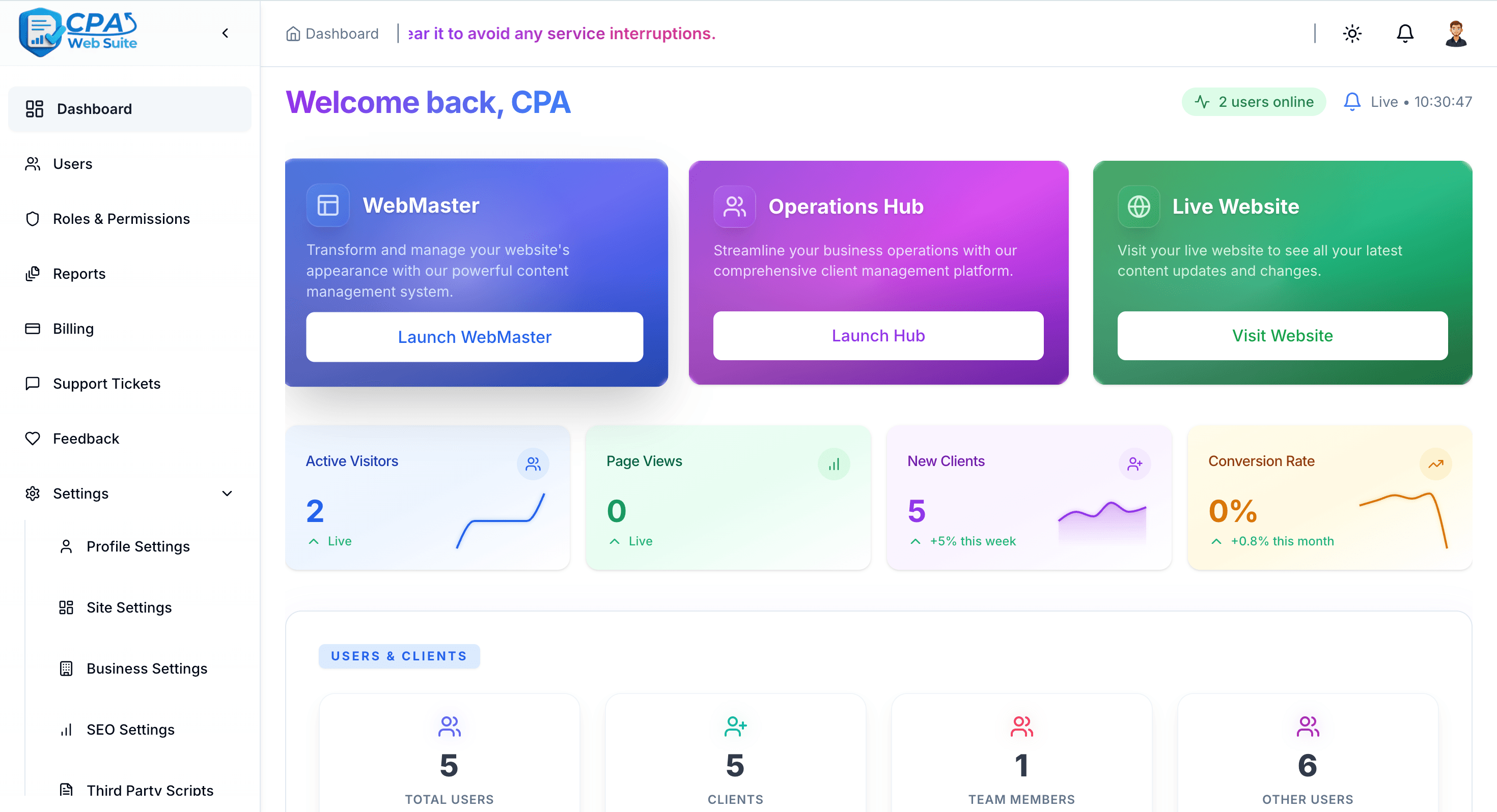 CPA Web Suite Demo Video